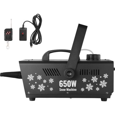 Mophorn Machine à neige Mophorn, 650 W, réservoir de 1 L pour des effets de neige enchanteurs (1/2)