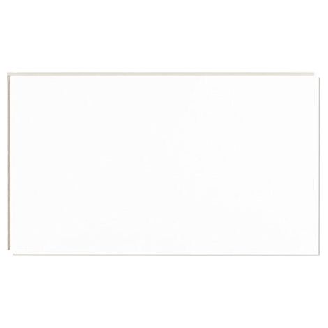 Lots de 8 dalles murales blanches en PVC