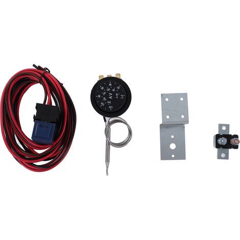 21-teiliges Thermostat-Set mit Relais für elektrische Heizkörper – Robuste 12-V-Fahrzeugsteuerung
