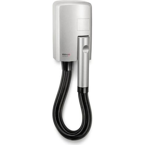 Sèche-cheveux - VALERA - Hotello Silver - 1200W - Mural - Compact et Silencieux