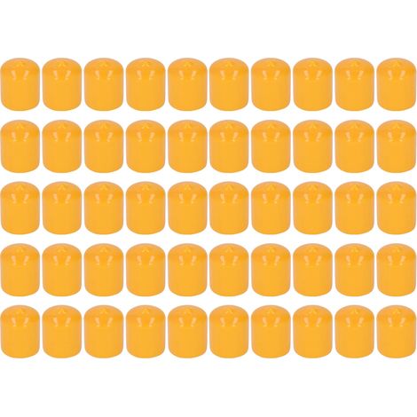Bouchon Fileté Pvc - Diamètre 25mm - Protection Raccords Tuyaux Industriels - Lot De 50 Pièces (1/5)