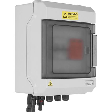 DC1000V Solarmodul-Kombinationskasten (1 Eingang, 1 Ausgang) mit 15A-Sicherung und 16A-Gleichstrom-Leistungsschalter für Stromerzeugungssysteme (1/5)