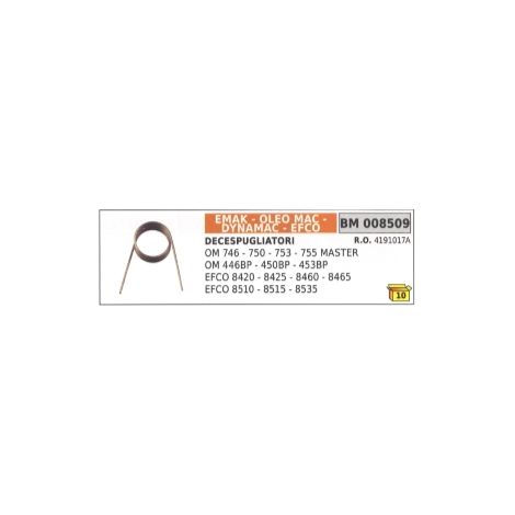 Muelle de trinquete de arranque EMAK para desbrozadora OM 746 - 750 - 753 - 755 MASTER