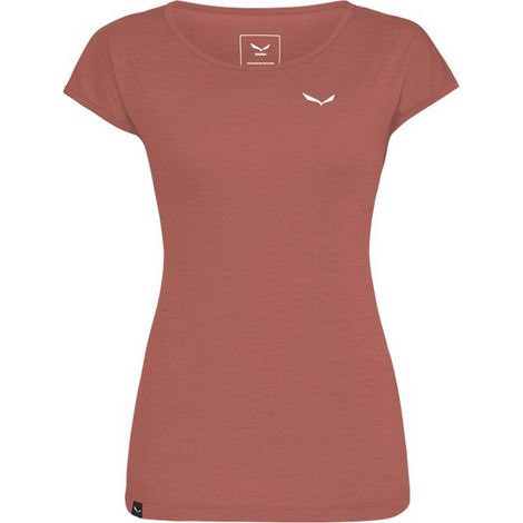 Salewa Puez Melange DRY Damen-T-Shirt rosa 00-00000265381986 r L (1/3)
