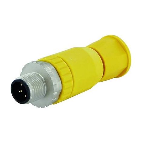 CONNETTORE M12 0°, CON MORSETTO A VITE
