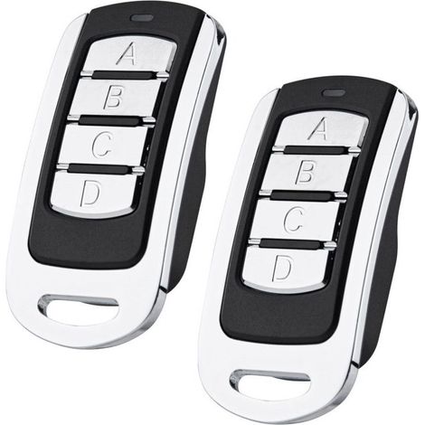Set mit 2 Garagentoröffnern (868 MHz) für Hörmann Handsender HSM4, HSE4, SE2 und HSM4. Kompatibel mit Marantec Digital Handsendern D302, D304 und D384. Kompatibel mit Berner Handsendern. (1/4)
