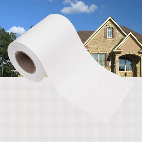 Paravent de jardin en PVC blanc 35 x 0,19 m