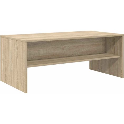 Coffee Table Sonoma Oak 100 x 50 x 40 cm Engineered Wood vidaXL