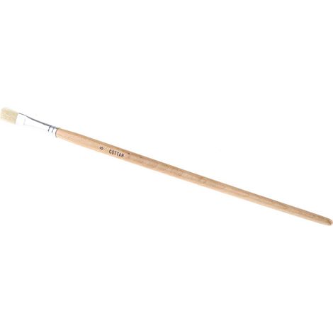 Pinceau RS PRO, taille: Fin, Forme plate,  Dia. 9.5mm, matériau Synthétique, n° 6 ( Prix pour Paquet de 5 ) (1/3)