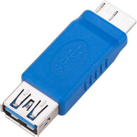 BeMatik - Adaptateur USB 3.0 (Micro USB Femme à B Mâle) (1/5)