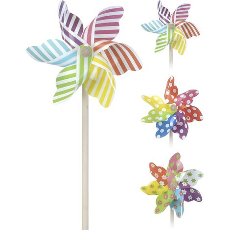 Moulin À Vent Multicolore 22cmø 55cm (1/2)