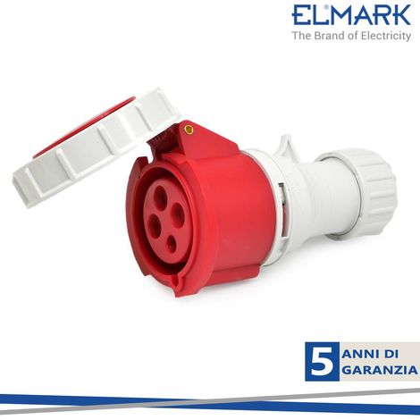 PRESA INDUSTRIALE HTN-2241 32A IP67 3P+E 400V (1/3)