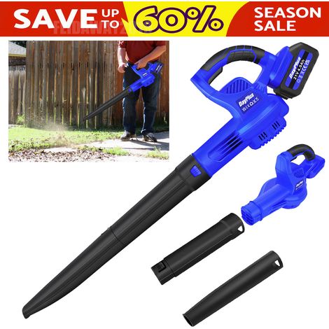 Cordless Leaf Blower Garden Vacuum Dust Snow Road Car Yard Work House Cleaning (1/5)