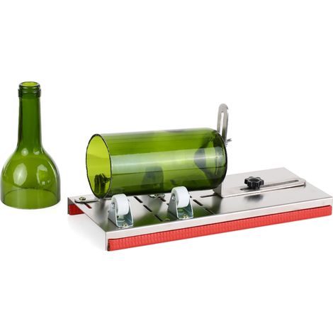 Coupe-bouteilles en acier inoxydable réglable, outil de découpe DIY pour bouteilles de vin, bière, rondes, carrées, ovales et bocaux Mason (1/5)