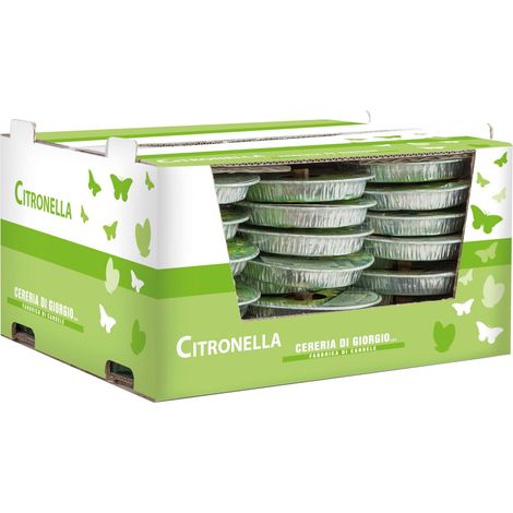 Cereria Di Giorgio - 32 Fiaccole in Alluminio alla Citronella - Ø 16 cm (1/5)