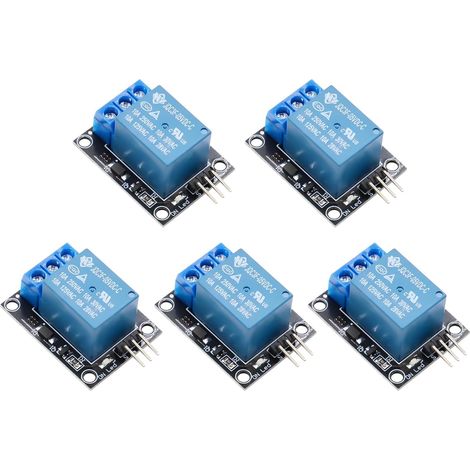 5 PCS 5 V carte de module de relais monocanal compatible avec Arduino et R-Pi (1/5)