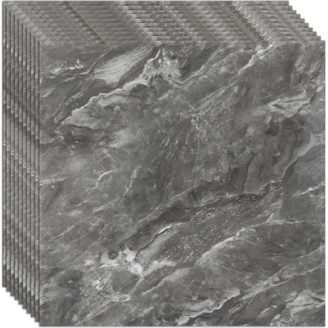 Carrelage Adhesif pour Cuisine 10 Pièces Imperméable PVC Carrelage Adhesif Mural Salle de Bain Credence de Autocollante Stickers pour Salon 30x30 cm (1/5)