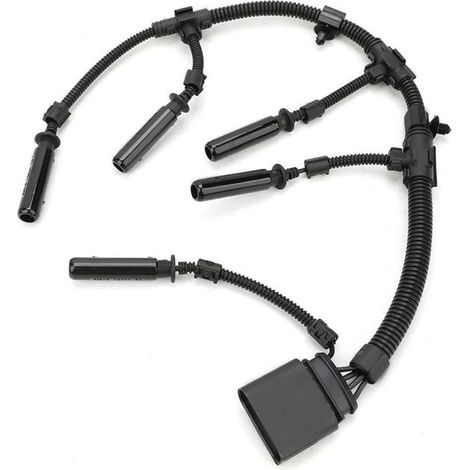 Faisceau de câblage connecteur de bougie de préchauffage remplacement de bougie de préchauffage pour 2003-2010 2.0 TDI 2.5 TDI accessoires de voiture pièce 070971277B (1/5)