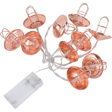 Lumière d'ambiance camping extérieur, guirlande lumineuse LED décorative, éclairage étanche pour tente, lampe de camp chaleureuse à piles (expédiée sans piles). (1/5)