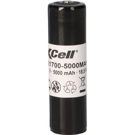 XCell Li-Ion Akku 3,7V 5000mAh 21700 Li-Ion LED-Taschenlampen (1/5)