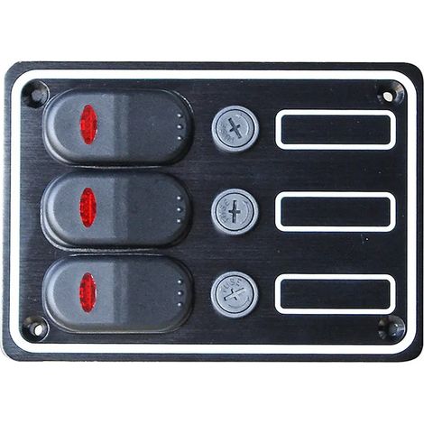Elektrisches Bedienfeld aaa 3939333 3 wasserdichte Schalter LED (1/2)