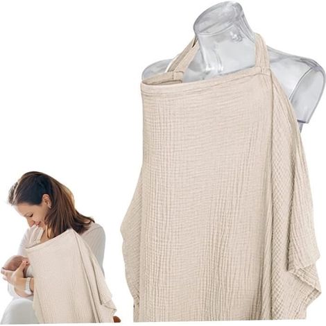 Stilltuch, atmungsaktives Stilltuch mit verstellbarem Riemen, weiches Stillschal (1/4)