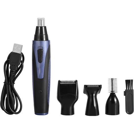 Tondeuse électrique automatique rechargeable pour le visage, les oreilles, le nez, la barbe et les sourcils (1/5)
