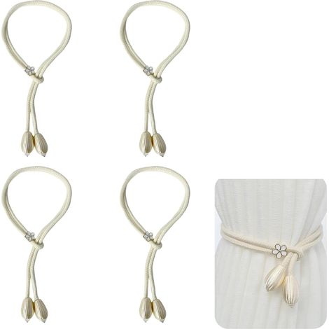 Pieces Handwoven Hemp Rope for Home, Office and Hotel Decoration, Elegant and Rustic Design, Easy to Install, Beige Color (1/5)