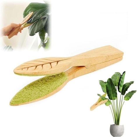 Cepillo para hojas, cepillo para hojas de plantas, clip multifunción para hojas, cepillo natural para el hogar, para plantas y hojas. (1/5)