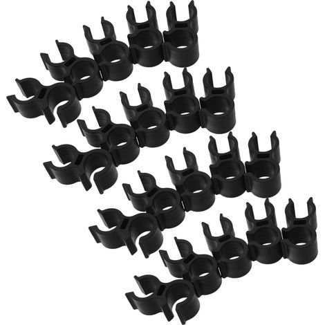 Support de pommeau de douche avec clip de fixation stable (20 pièces) en plastique pour siège de bain et banc de transfert pour personnes âgées (1/5)