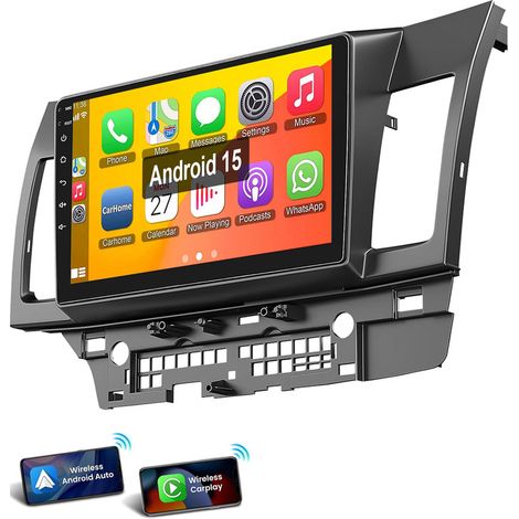 Pour Mitsubishi Lancer 2008-2017 10" Android 15 Carplay Autoradio GPS WIFI RDS 1+32G (1/5)