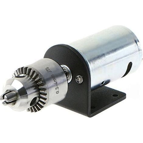 555 12V 75W Elektromotor – Drehzahl 3300 U/min – 3,175 mm Welle – JTO-Spannfutter-Set für Bohr- und Fräsmaschinen (1/4)