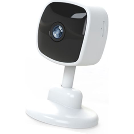 Caméra de surveillance pour animaux de compagnie avec interphone bidirectionnel, caméra intérieure pour la sécurité de la maison, détection de mouvement, USB, 1080p, vision nocturne, grand angle de 12