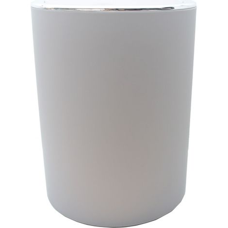 Trendline Kosmetikeimer 5 l taupe Mülleimer Abfalleimer Bad Badeimer