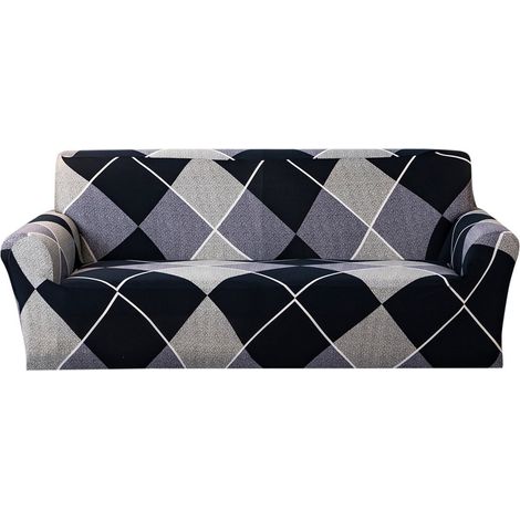 Housse de canapé de luxe - Housse de canapé - Housse extensible pour canapé - Protection pour canapé - Canapés 3 places - L (190-230 cm) - Housse de meuble - Protège des dommages et des taches - Micro (1/5)