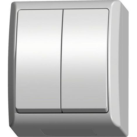 Interrupteur hermétique Fala pour lustre IP44 blanc ŁNH-2H/00