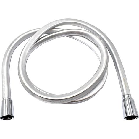 Flessibile doccia PVC rinforzato 200 cm sezione quadrata attacco 1/2" antitorsione