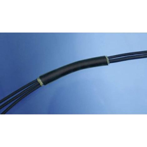 Hongshang H-5(4X)-F 16/4 Gaine thermorétractable avec colle noir 16 mm 4 mm Taux de retreint:4:1 1.22 m (1/2)