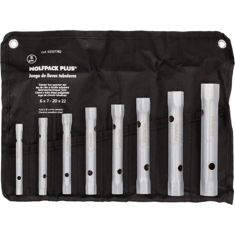 Set chiavi tubolari wolfpack linea profesional acciaio 6 a 22 mm (1/3)