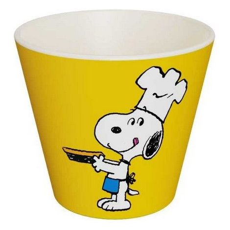 Tazza Espresso 90 ml Gialla Snoopy Love Cooking QUY CUP