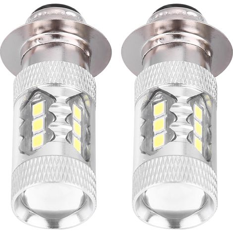 2 ultrahelle 80-W-LED-Motorradlampen, H4-Umrüstscheinwerfer, Kaltweiß, 2er-Pack, leistungsstarke Motorradbeleuchtung (1/5)