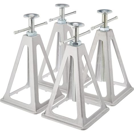 4 chandelles en aluminium