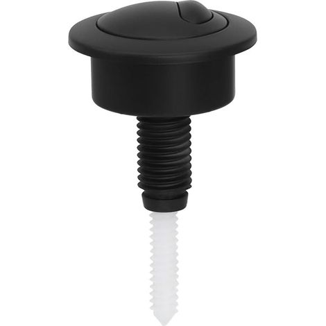 Bouton poussoir de chasse d'eau double réglable pour WC Optima 49, 39-42 mm (noir)