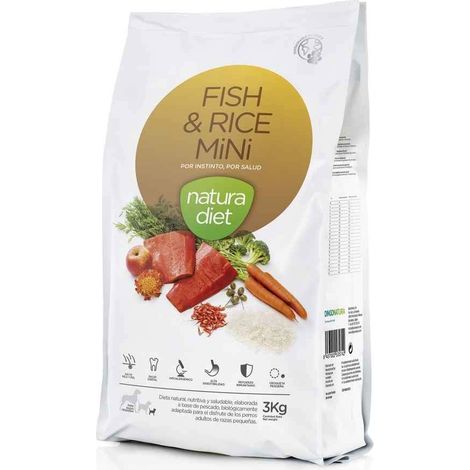 NATURA DIET DOG FISH & RICE MINI 3 Kg