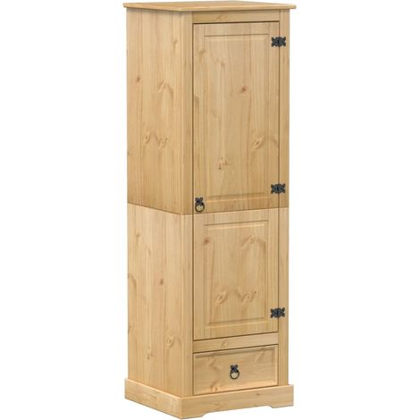 Garde-robe,Armoire Corona 55x50x170 cm bois de pin massif CFW53856 (1/5)