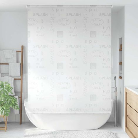 Store de douche 160x240 cm motif éclaboussures (1/5)