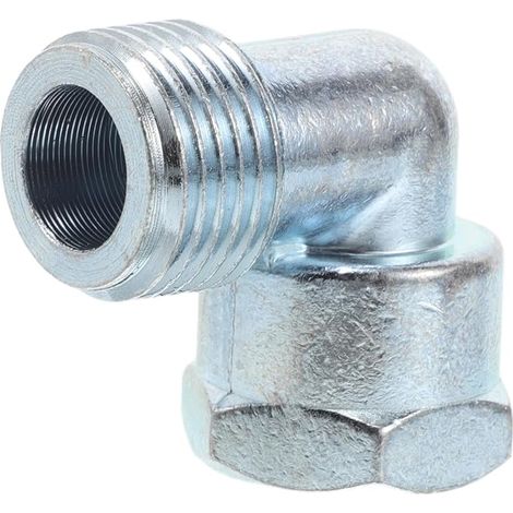 Copper Stove Gas Pipe Connector Adapter with 90° Elbow 4/4 Female Thread for Stove and Gas Heater (1/5)