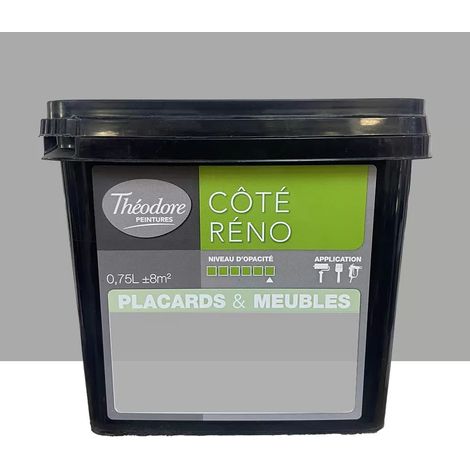Peinture Placards & Meubles Théodore CÔTÉ RÉNO Satin Béton 0,75 L (1/2)