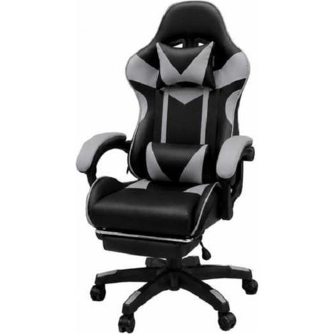 Ecoprice Sedia Gaming Similpelle ProPlayer - Colore Sedia: NERO/GRIGIO