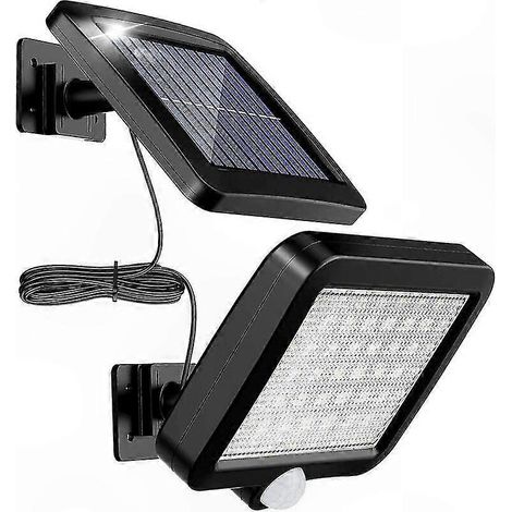 Luminaire extérieur 56 LED avec détecteur de mouvement, étanche IP65 pour jardin, angle de détection 120°, câble de 5m fourni (1/5)
